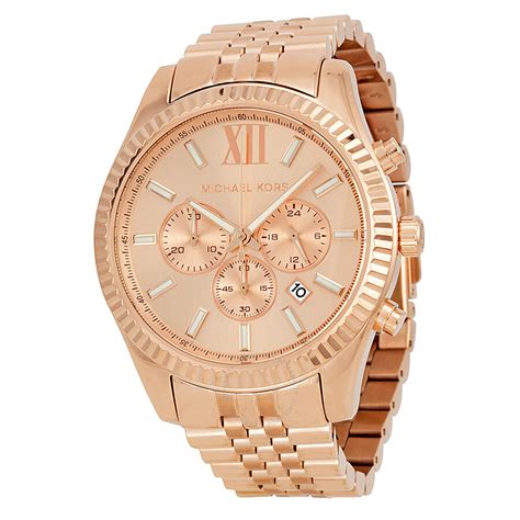 rose gold michael kors lexington watch|Lexington Pavé Rose Gold.